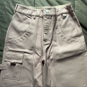 ASOS pink faux-leather size 8 pants